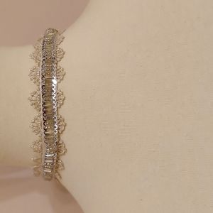 ‼️3 for $20‼️  Lace with Beads and Sequins Choker Necklace